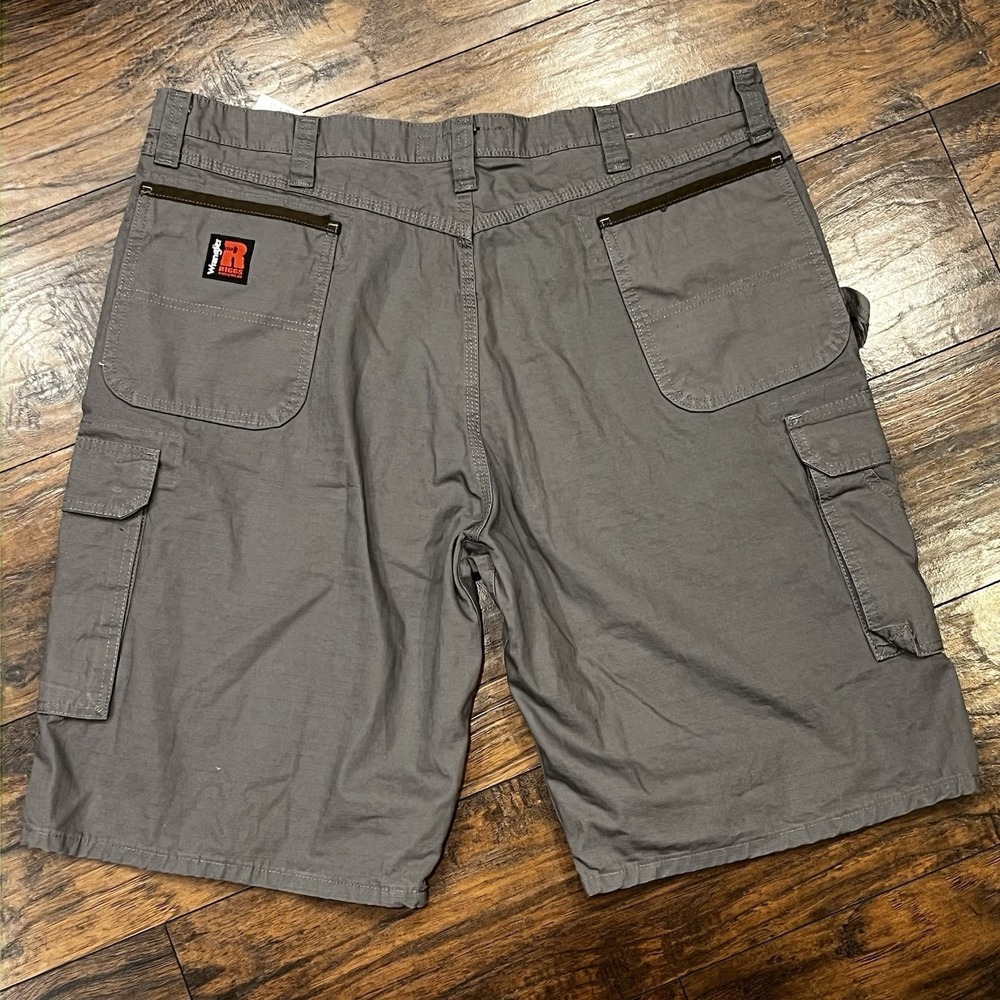 Wrangler Riggs Workwear‎ Ripstop Ranger Cargo Short, Men's Size 42, Slate